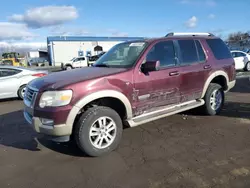 Salvage cars for sale at Pennsburg, PA auction: 2007 Ford Explorer Eddie Bauer