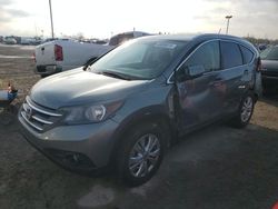 Salvage cars for sale at Indianapolis, IN auction: 2012 Honda CR-V EXL