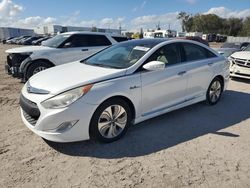 Salvage cars for sale at Apopka, FL auction: 2015 Hyundai Sonata Hybrid