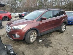 Salvage cars for sale at Austell, GA auction: 2018 Ford Escape SEL