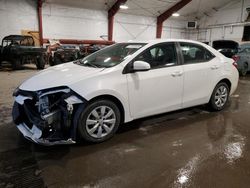 Salvage cars for sale at Center Rutland, VT auction: 2015 Toyota Corolla L