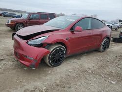 Salvage cars for sale at Kansas City, KS auction: 2024 Tesla Model Y