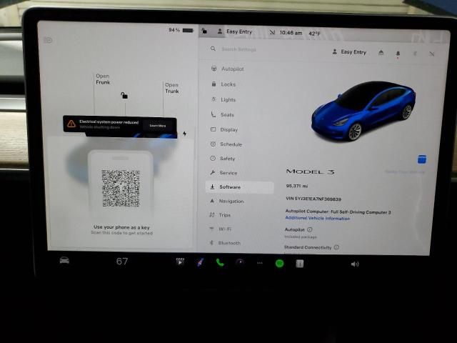 2022 Tesla Model 3