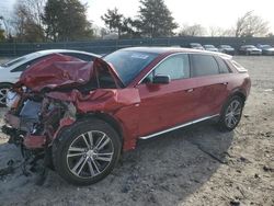 Cadillac Lyriq Luxury salvage cars for sale: 2024 Cadillac Lyriq Luxury