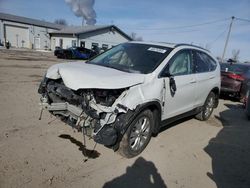 Salvage cars for sale at Pekin, IL auction: 2013 Honda CR-V EXL