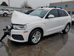 Salvage cars for sale at Littleton, CO auction: 2018 Audi Q3 Premium