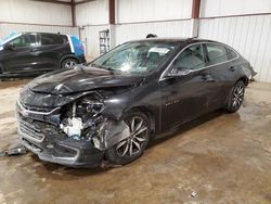 Salvage cars for sale at Pennsburg, PA auction: 2017 Chevrolet Malibu LT