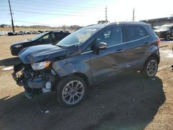 Salvage cars for sale at Colorado Springs, CO auction: 2021 Ford Ecosport Titanium