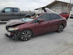 Salvage cars for sale at Corpus Christi, TX auction: 2014 Honda Civic EX