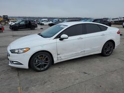 Salvage cars for sale at Grand Prairie, TX auction: 2018 Ford Fusion SE