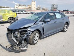 Salvage cars for sale at New Orleans, LA auction: 2022 Toyota Corolla LE