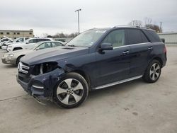 Salvage cars for sale at Wilmer, TX auction: 2018 Mercedes-Benz GLE 350