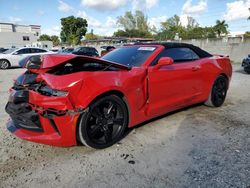 Chevrolet Vehiculos salvage en venta: 2018 Chevrolet Camaro LT