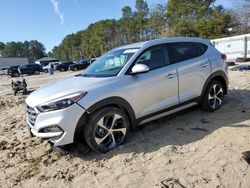 Salvage cars for sale at Seaford, DE auction: 2017 Hyundai Tucson Limited