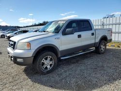 Salvage cars for sale at Anderson, CA auction: 2005 Ford F150 Supercrew