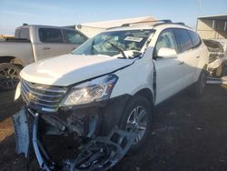 Salvage cars for sale at Brighton, CO auction: 2015 Chevrolet Traverse LT