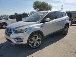 Salvage cars for sale at Orlando, FL auction: 2017 Ford Escape Titanium