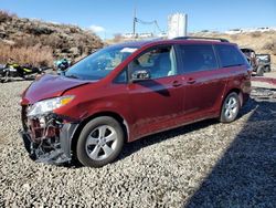 Salvage cars for sale from Copart Reno, NV: 2015 Toyota Sienna LE