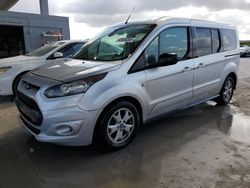 Salvage cars for sale at West Palm Beach, FL auction: 2015 Ford Transit Connect XLT