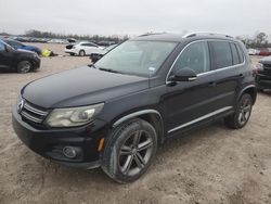 Salvage cars for sale at Houston, TX auction: 2017 Volkswagen Tiguan Sport