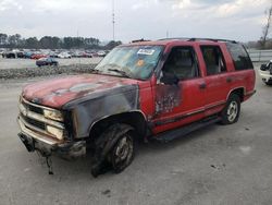 Salvage cars for sale at Dunn, NC auction: 1999 Chevrolet Tahoe K1500