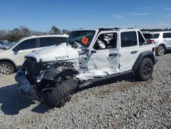 Salvage cars for sale at Tifton, GA auction: 2021 Jeep Wrangler Unlimited Sport