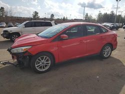 Salvage cars for sale at Gaston, SC auction: 2015 Ford Focus SE