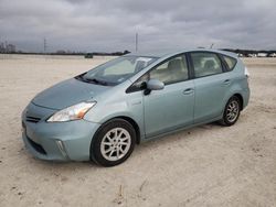 Salvage cars for sale from Copart New Braunfels, TX: 2014 Toyota Prius V