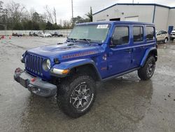 Salvage cars for sale at Savannah, GA auction: 2018 Jeep Wrangler Unlimited Rubicon