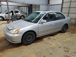 Salvage cars for sale from Copart Mocksville, NC: 2001 Honda Civic EX