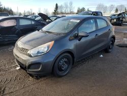 Salvage cars for sale at Bowmanville, ON auction: 2015 KIA Rio LX