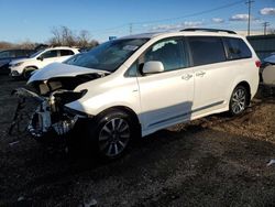 Salvage cars for sale at Chicago Heights, IL auction: 2019 Toyota Sienna XLE