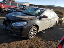 Salvage cars for sale at Brighton, CO auction: 2018 Nissan Sentra S