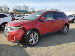 Salvage cars for sale at Spartanburg, SC auction: 2012 Ford Edge Limited