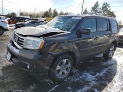 Salvage cars for sale at Denver, CO auction: 2013 Honda Pilot EXL