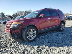 Salvage cars for sale at Mebane, NC auction: 2015 Ford Explorer Limited