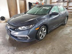 Honda salvage cars for sale: 2019 Honda Civic LX