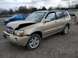 Salvage cars for sale at Madisonville, TN auction: 2006 Toyota Highlander Hybrid