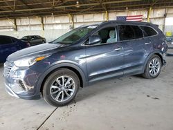 Hyundai salvage cars for sale: 2017 Hyundai Santa FE SE