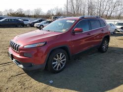 Jeep salvage cars for sale: 2014 Jeep Cherokee Limited