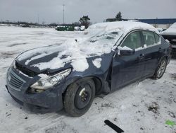 Salvage cars for sale at Woodhaven, MI auction: 2012 Infiniti G37