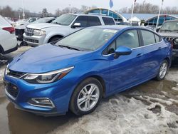 Salvage cars for sale at East Granby, CT auction: 2016 Chevrolet Cruze LT