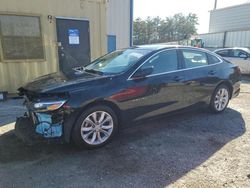 Salvage cars for sale at Ellenwood, GA auction: 2022 Chevrolet Malibu LT