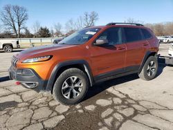 Salvage SUVs for sale at auction: 2015 Jeep Cherokee Trailhawk