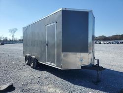 Salvage trucks for sale at Cartersville, GA auction: 2022 Eagle Cargo 16' Enclosed