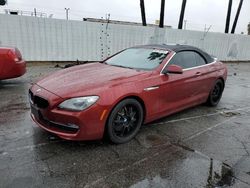 Salvage cars for sale at Van Nuys, CA auction: 2012 BMW 650 I