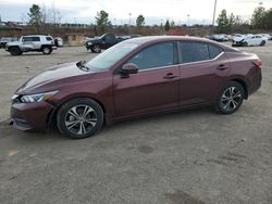 Salvage cars for sale at Gaston, SC auction: 2020 Nissan Sentra SV