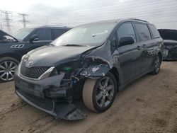 Toyota Sienna Sport salvage cars for sale: 2011 Toyota Sienna Sport