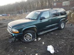 Dodge salvage cars for sale: 2002 Dodge Durango SLT