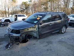 Salvage cars for sale at Austell, GA auction: 2017 Ford Explorer XLT